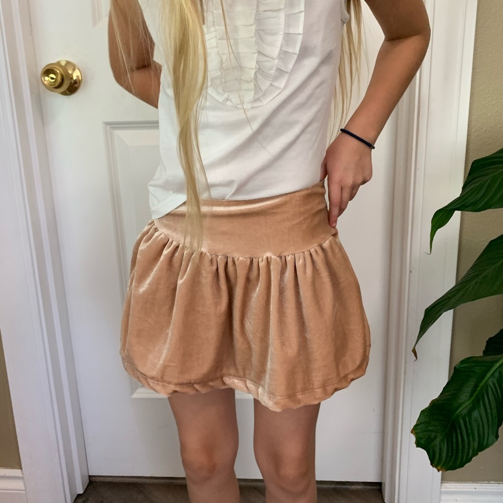 Small girl velvet skirt 3T